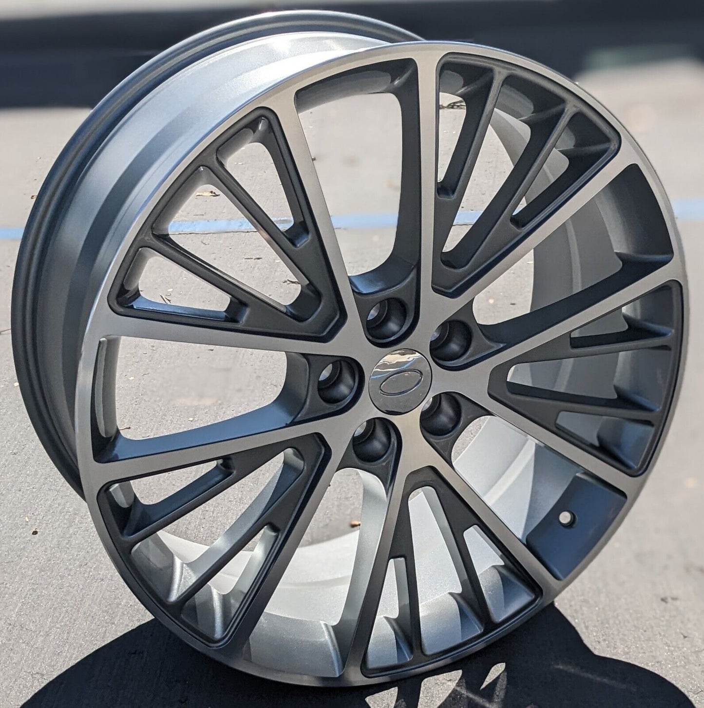 20" x 9" Gray Machined Wheels